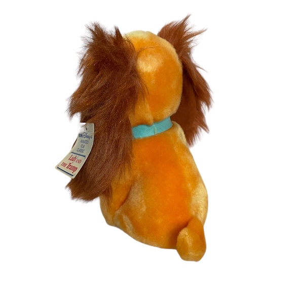 Deadstock Lady And The Tramp Vintage Disney Movie Tag Attached Plush Lady Dog - Picture 6 of 14